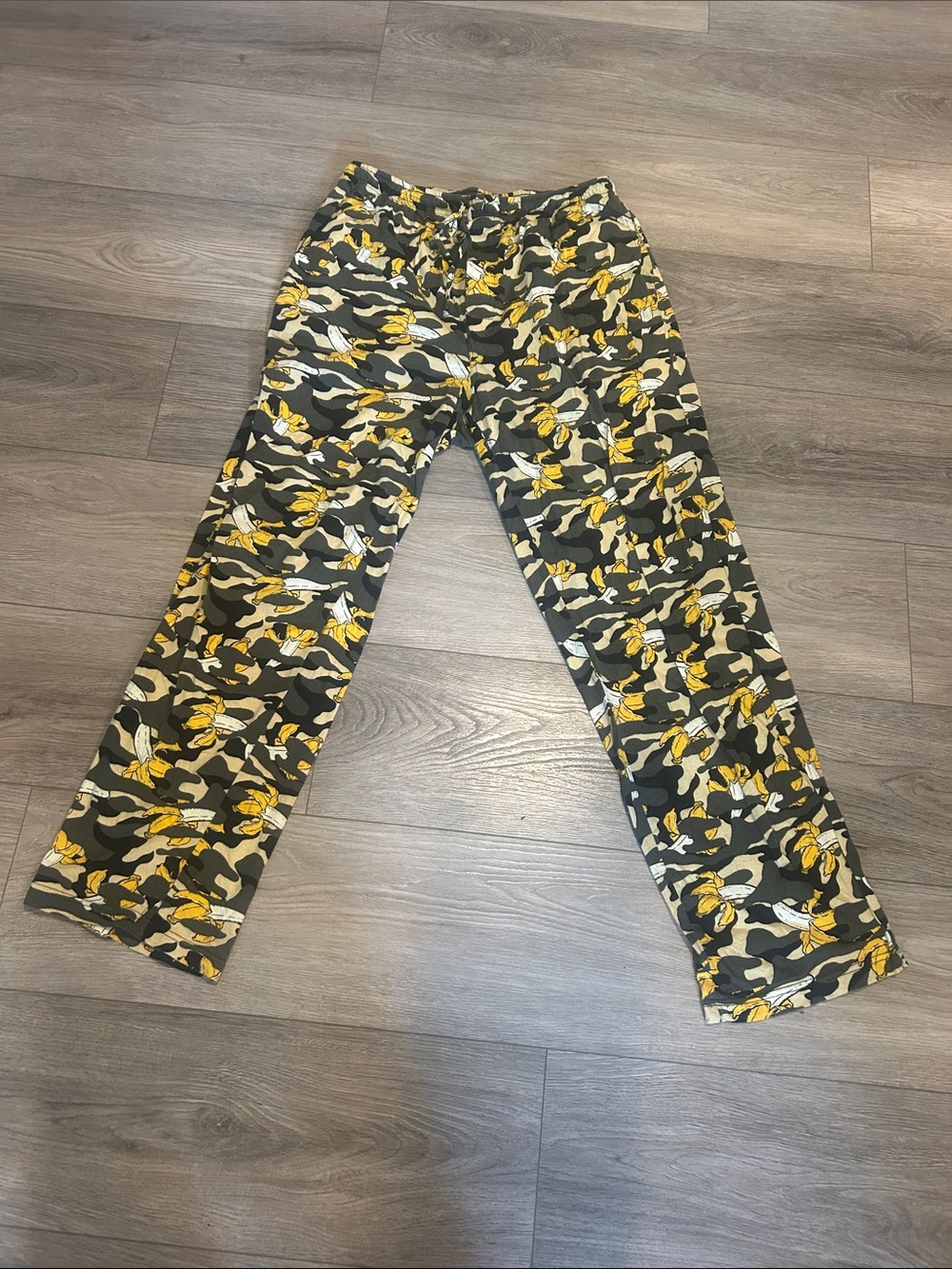 Intimo Men's Banana Camo Pajama Pants Size M